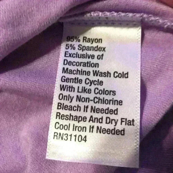 The Limited Lavender Lace Trim Sleeves Scoop Neck Top SZ XL NWOT - Picture 4 of 4